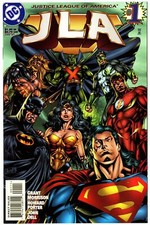 JLA (1997) #1 NM- Grant Morrison Vs White Martians