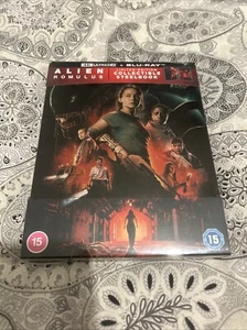 FEDE ALVAREZ NEW & SEALED ALIEN ROMULUS 4K UHD/BLU-RAY STEELBOOK - SOLD OUT - Picture 1 of 12