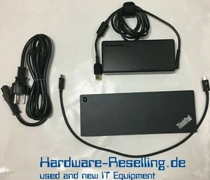 Lenovo Thunderbolt 3 Dock 40AC + 135 W Netzteil + Kabel + Adapt - Bild 1 von 4