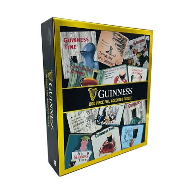 Nuevo - Rompecabezas acentuado con láminas Guinness Classics Front Porch - Posavasos: 1000 piezas Foto 1 de 4