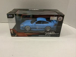 2022 Jada Blue Package Fast Furious Porsche 911 GT3 RS New Fast Ship - Picture 1 of 5
