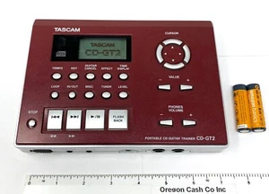 TASCAM CD-GT2 Portable CD Guitar Trainer Variable Speed Audition Unit Dual Power - Picture 1 of 8