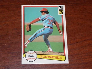 CARTOLINA BASEBALL 1982 DONRUSS SILVIO MARTINEZ #469 - Foto 1 di 1