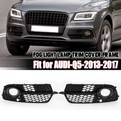Cubierta de rejilla de luz antiniebla de parachoques para Audi Q5 S-Line 2013-2017 8R0807681S 8R0807682N Foto 1 de 4