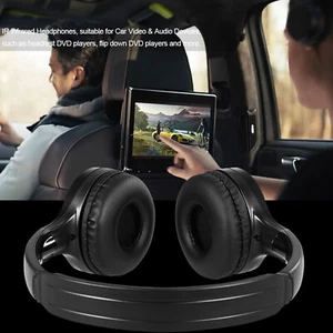 Auriculares estéreo para automóvil inalámbricos infrarrojos IR para reproductor de DVD - Imagen 1 de 11