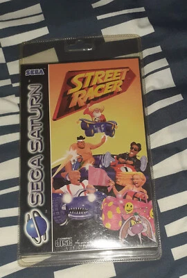 Jeu Street Racer Sega Saturn Pal neuf sous blister rigide vintage New Sealed  - Photo 1/4