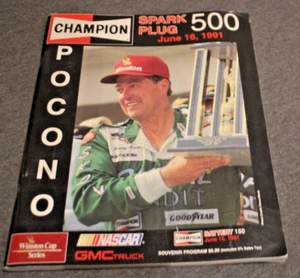 1991 Champion Spark Plug 500 at Pocono Program - June 15, 1991 - Picture 1 of 2