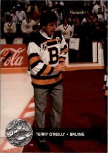 1991-92 Pro Set Platinum Boston Bruins Hockey Card #289 Terry O'Reilly CAP