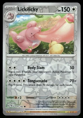 Lickilicky 125/162 Common Reverse Holo SV05: Temporal Forces NM - Image 1 of 2