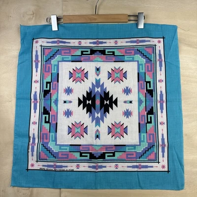 Bandana Springs Industries Poli Algodón Suroeste Azteca Rockabilly RN 14193 EE. UU. Foto 1 de 4
