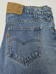 Vintage Levis 40505-0215 Jeans Mens W36xL34 Orange Tab Made USA 80s Blue Denim - Picture 1 of 11