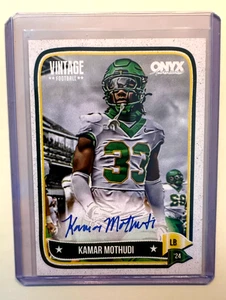 Onyx Vintage Kamar Mothudi On Card Auto - Picture 1 of 2