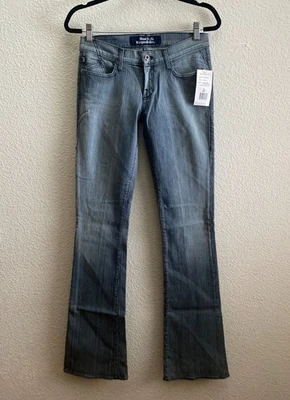 NUEVO Y2K Rock & Republic Kasandra Aislador Tiro Bajo Corte Bota Pantalones 27 x 35 Nuevo con Etiquetas Foto 1 de 4