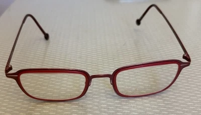 Modo Brera VS1 Design Valerio Sommella Titanium Red Eyeglass Frames Lightweight - Image 1 of 4