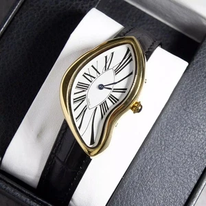 NUEVOMeltingCrash Reloj Dalí París Francés De Colección Raro Forma Irregular Impermeable - Imagen 1 de 26