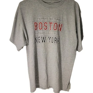 Boston Red Sox T-Shirt grau (Small/Medium... Etikett abgeschnitten) MLB Baseball Rivalität - Bild 1 von 5
