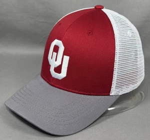 Oklahoma University Sooners NCAA Snapback Mütze Kappe rot Baseball Trucker Mesh Herren - Bild 1 von 16