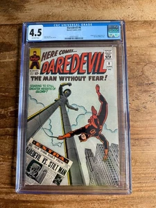 Daredevil #8 Marvel Comics 1965 CGC 4.5 1st Appearance Stilt Man - Picture 1 of 6