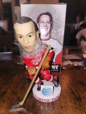 Gordie Howe Detroit Red Wings Bobblehead 31 de marzo de 2015 SGA - Caja abierta Foto 1 de 4