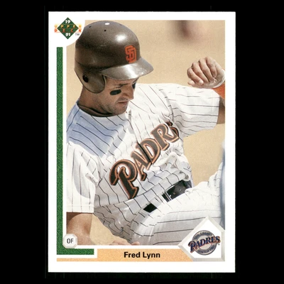 Fred Lynn #273 1991 Upper Deck San Diego Padres Baseball Card MLB - Image 1 of 3