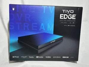 TiVo Edge per TV via cavo DVD streaming 4K UHD RD6E20 lettore Live TV/DVR/Vapore - Foto 1 di 10