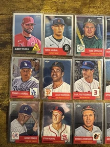 2022 Topps Chrome Platinum Anniversary Baseball (25) Card Lot! W/refractors - Picture 1 of 3
