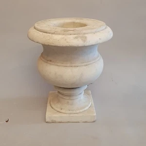 Antico Vaso In Marmo Di Carrara XIX SECOLO - Foto 1 di 6