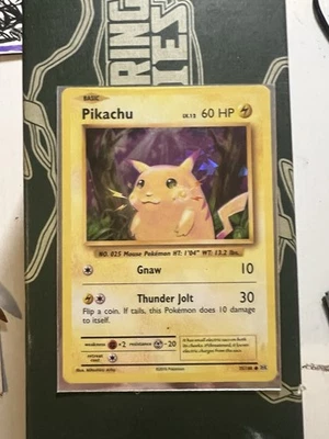 Pokémon Pikachu Base Set Holo Shadowed Version NEAR MINT CONDITION - Image 1 of 4