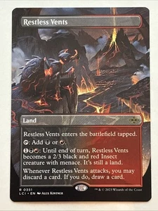 MTG The Lost Caverns of Ixalan Restless Vents Borderless 0351 NM Rare - Picture 1 of 2