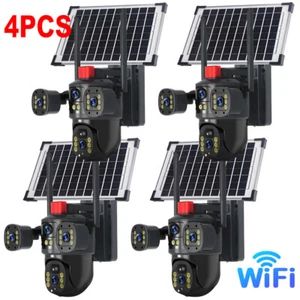 Camara De Seguridad Solar Inalambricas Para Exterior Con Vision Nocturna y Audio - Picture 1 of 16