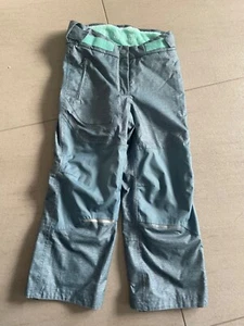Schneehose Skihose Fleece Teddy quecha blau türkis Gr. 116/12 - Bild 1 von 2