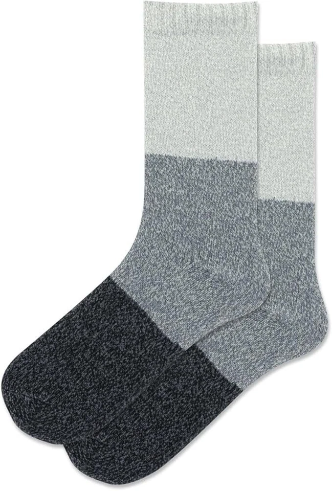 Hotsox Women's Colorblock Boot Socks 1 Pair, Grey, Women's 9-11 Shoe - Image 1 of 1