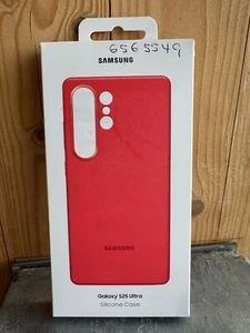 Offizielle Original Samsung Silikonhülle für Samsung Galaxy S25 Ultra - Rot - Bild 1 von 4