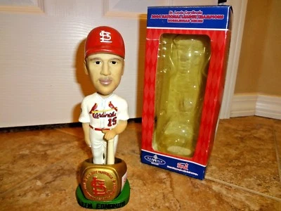 STL Cardinals Jim Edmonds 2004 NLCS Memphis Redbirds Bobblehead SGA 5-16-05 MUY BUEN ESTADO Foto 1 de 4