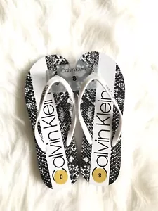 calvin klein flip flops size 8 - Picture 1 of 2