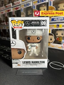 MERCEDES F1 FORMULA ONE LEWIS HAMILTON FUNKO POP RACING VINYL FIGURE #09 + P/P - Picture 1 of 10