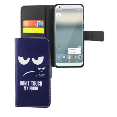 Custodia Cellulare Protettiva per Google Pixel 2 XL Cover Borsa Wallet Etui - Immagine 1 di 4
