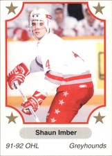 1991-92 7th Inning Sketch OHL #323 Shaun Imber - NM-MT