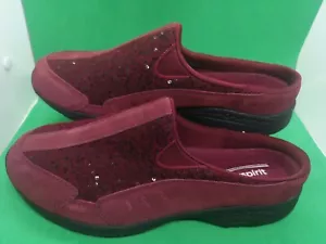 Easy Spirit TravelWool 16410615 Athletic Clog Mule Women's Size 11 M Burgundy - Picture 1 of 12