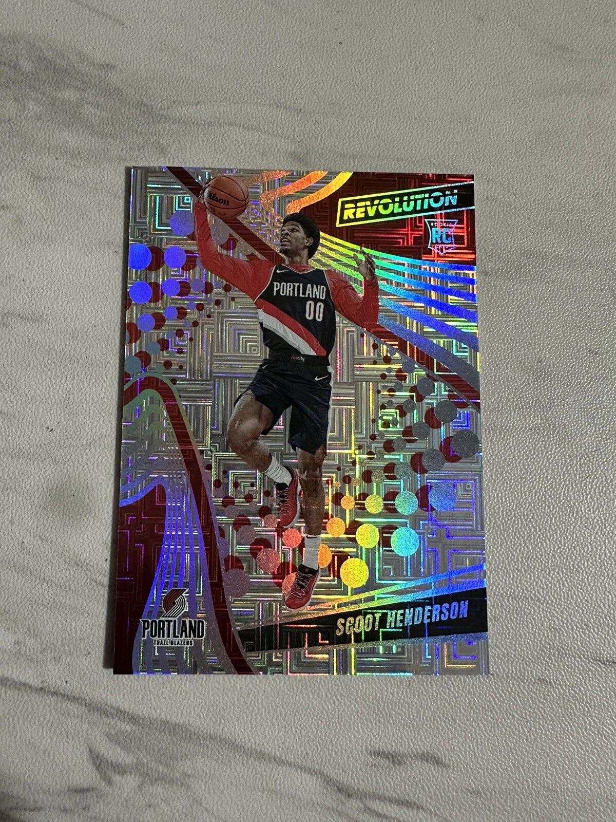 2023-24 Revolution Levels #109 RC Scoot Henderson #’d /35