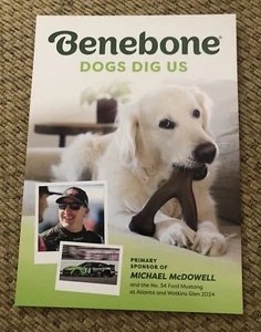 Nascar Driver #34 Michael McDowell Benebone Postcard - Picture 1 of 1
