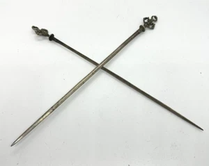 Brochetas de carne antiguas plateadas 80 Estambul pavo asas estrella hallazgo patrimonial - Imagen 1 de 3