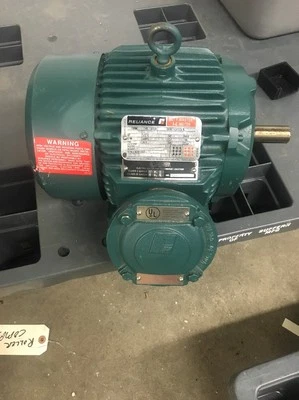 RELIANCE 3HP HAZARDOUS LOCATION MOTOR, X182T Frame,230/460V,3505RPM,3PH *NEW* - Image 1 of 4
