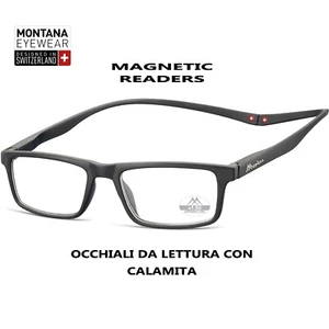 Lesebrille Herren Damen mit Bergmagnet Langkragenstange - Bild 1 von 17