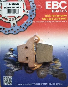 EBC/FA346R Sintered Brake Pads (Rear) for Fantic TX180, TR125, TZ125/170/200... - Picture 1 of 2