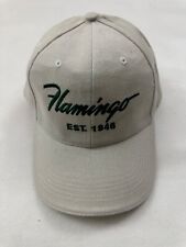 New Flamingo Las Vegas Logo Adult Beige Adjustable Baseball Cap Hat One Size