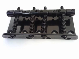 True Custom Shop® BLACK Bass Bridge Exact Reproduction for '75 Fender Jazz Bass - Picture 1 of 4