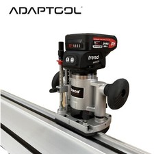 Trend T18S R14K1 18v Plunge Router Guide Rail Adaptor to Parkside Plunge Track