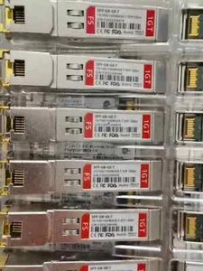 1PC FS 100/1000BASE-T SFP 100m Fiber Optic Transceiver Module SFP-GB-GE-T Tested - Afbeelding 1 van 3