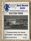 Oulton Park 18Th May 1996 Barc Championship Car Races Programme